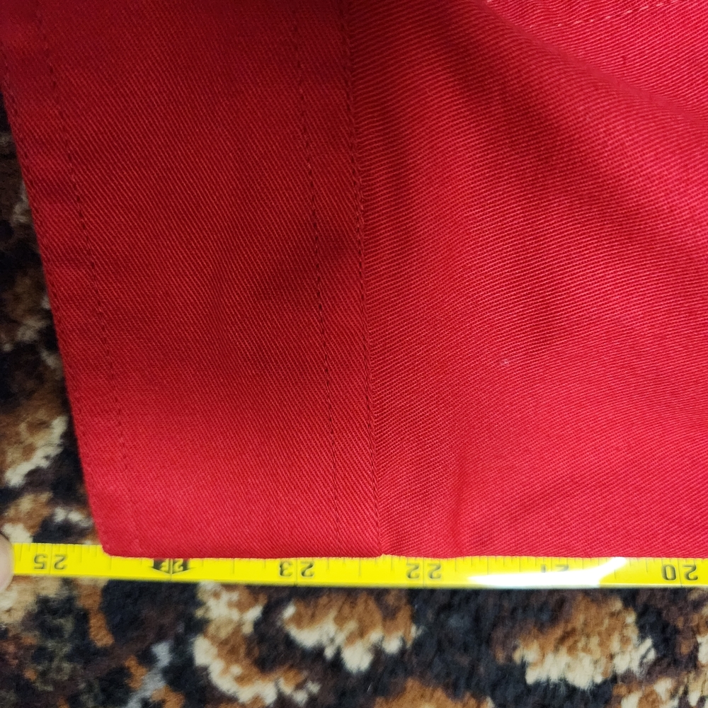Elegant Red Button Down Shirt - Picture 8 of 11
